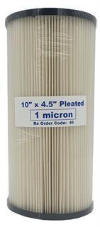 Magnum Pleated Sediment Filter 10 x 4.5 1 micron
