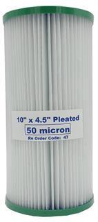 Magnum Pleated Sediment Filter 10 x 4.5 50 micron