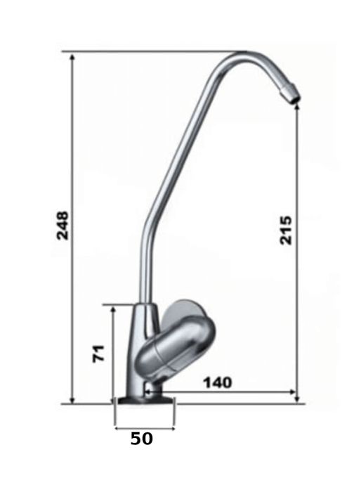 Filter Tap - Chrome - Fin