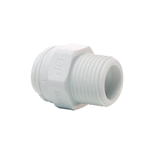 John Guest Straight Adaptor 1/4" Tube x 1/4" Thread