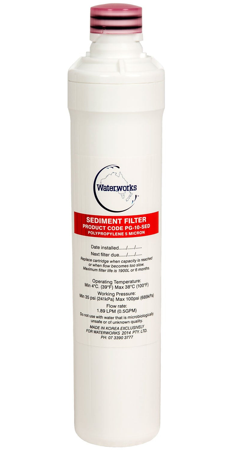 Waterworks PG-10-SED water filter replacement cartridge