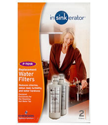 Pack of 1 InSinkErator InSinkErator 43961 Hard Water Filter F-701R Replacement 2 Count 787269178298 