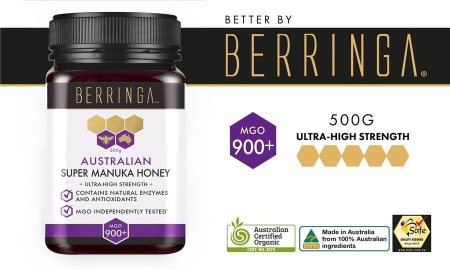 Berringa Manuka Honey 900+ 500g