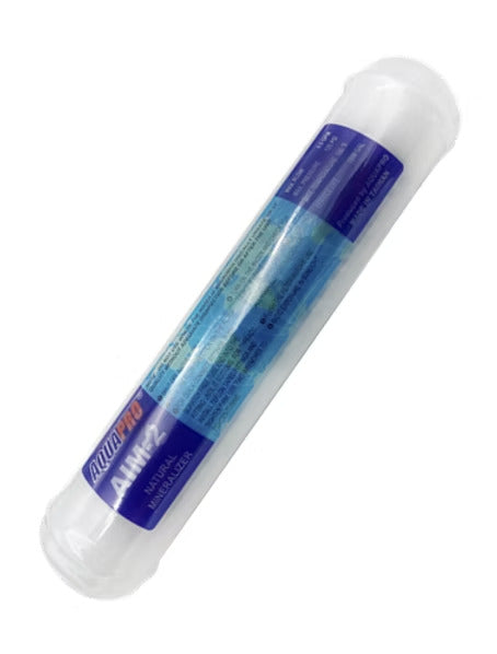 Aquapro AIM-2 inline mineralising water filter for reverse osmosis filter systems.