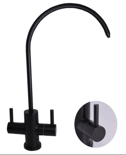 Chilled and Ambient Water Tap - Matt Black JD-20C-BL