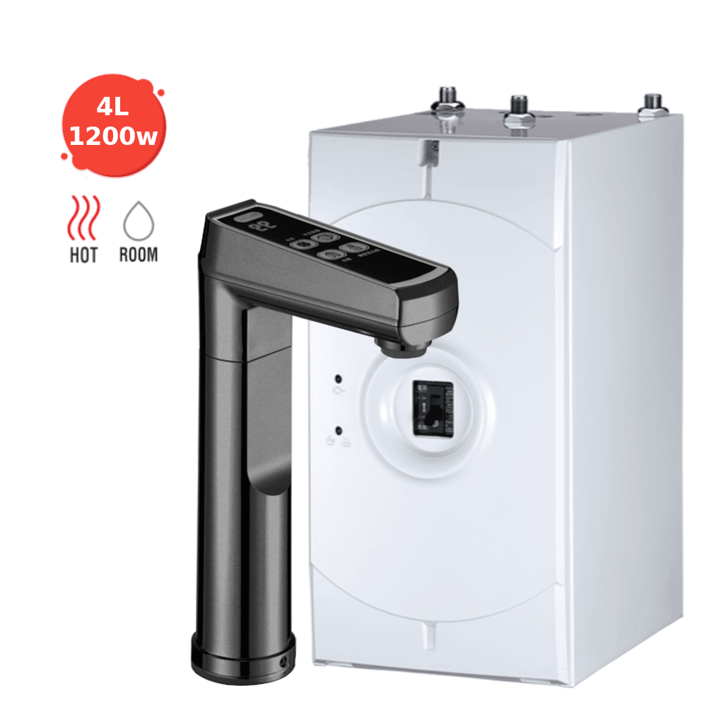 Everboil & Ambient Instant Filtered Water - 2BA | Chrome or Gunmetal Grey | 40 cups/hr