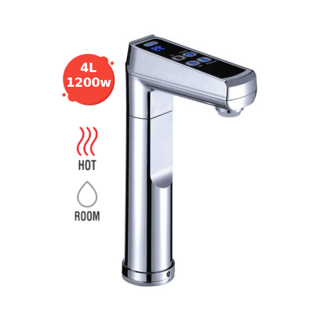 Everboil & Ambient Instant Filtered Water - 2BA | Chrome or Gunmetal Grey | 40 cups/hr