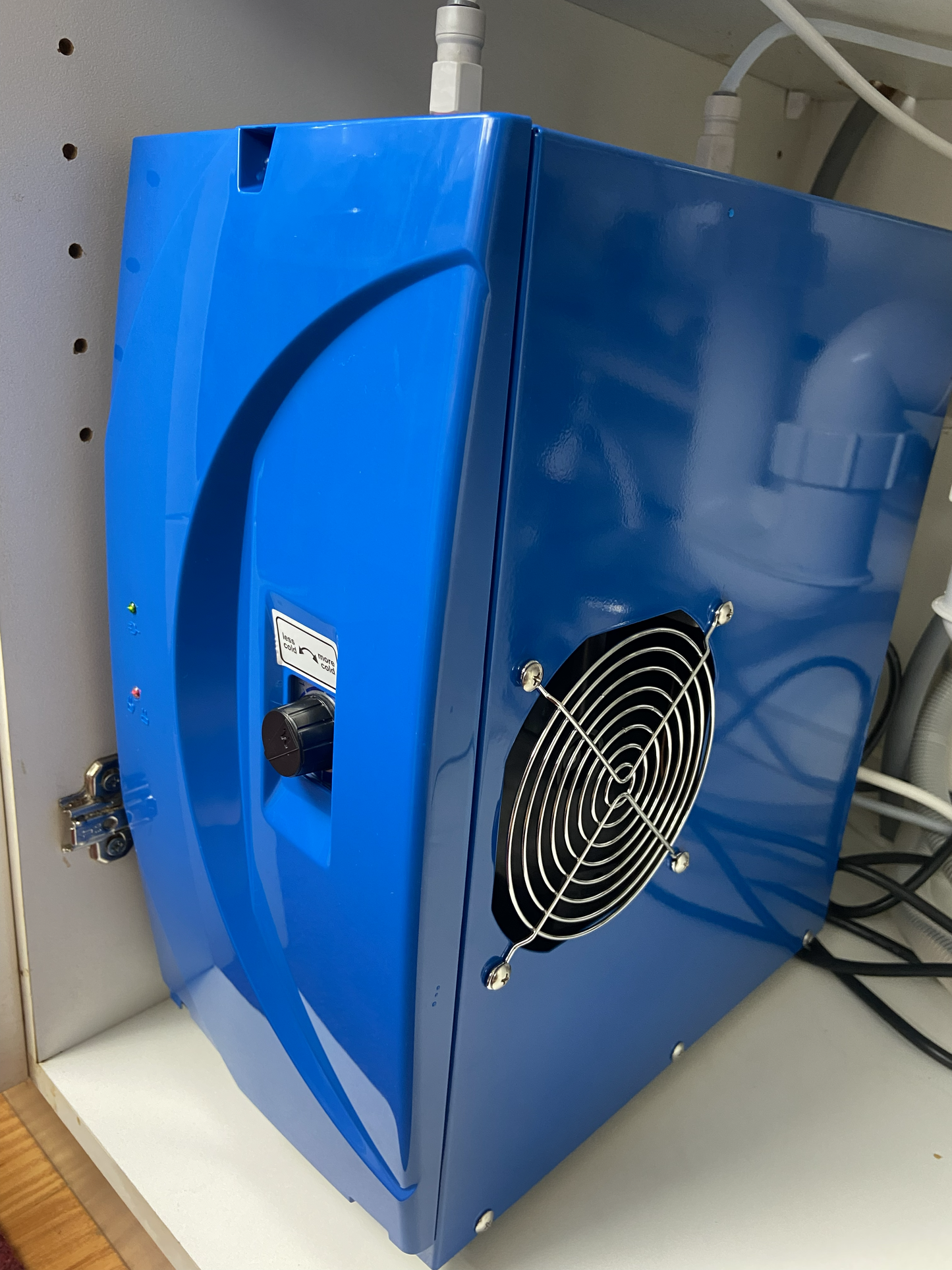 Everchill 1.2 litre under sink chiller, installed