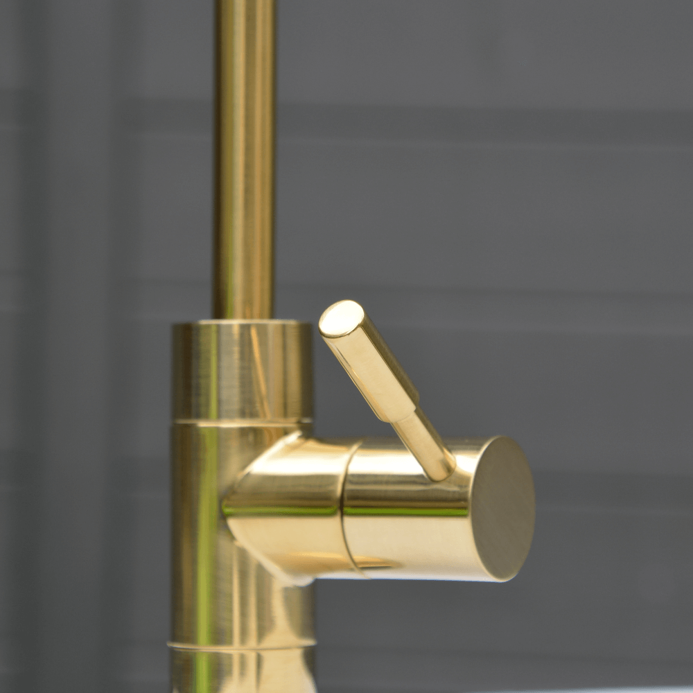 Filter Tap - Brushed Gold - Gooseneck
