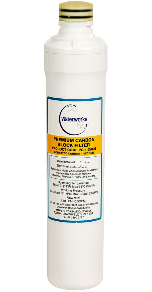 Waterworks PG-1-CARB water filter replacement cartridge